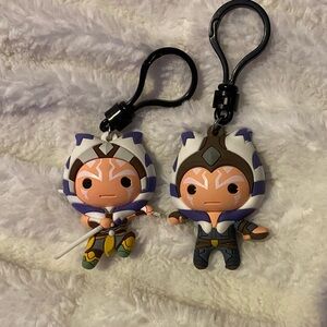 Star Wars Ahsoka Figural Bag Clips 2 pack